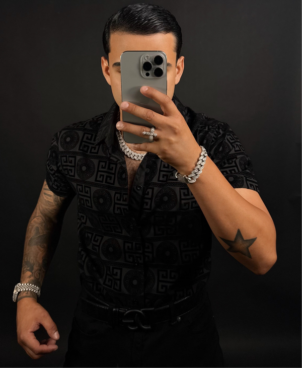 Maza Shirt Short Sleeve Black