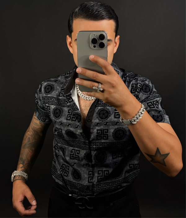 Efrain Shirt Short Sleeve Black