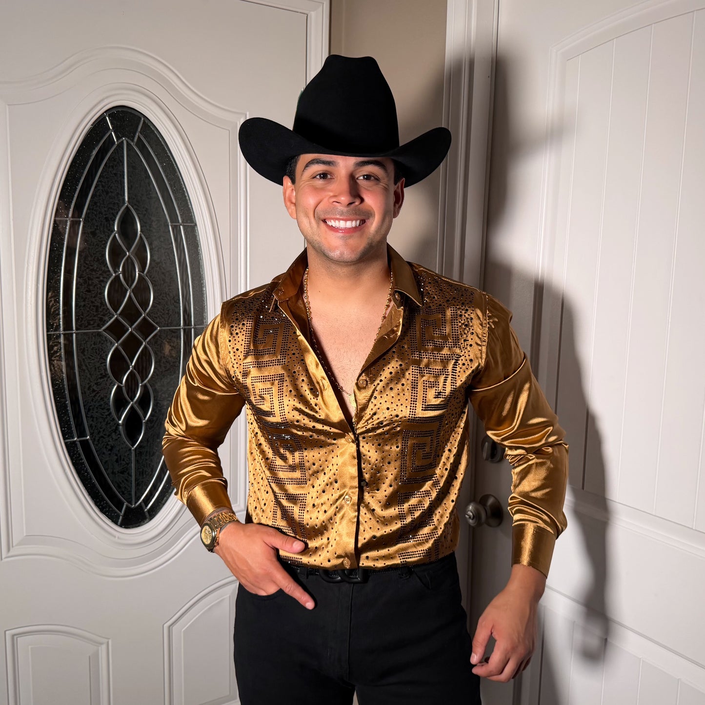 Braulio Rhinestone Shirt