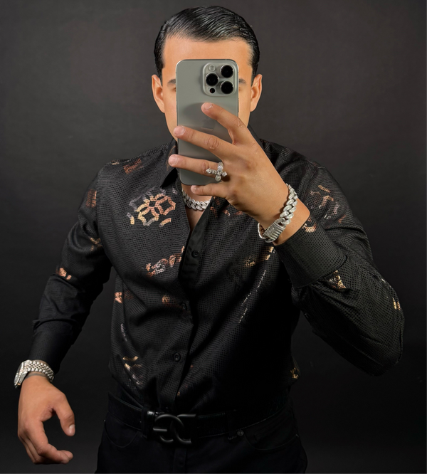 Rombo Shirt Black