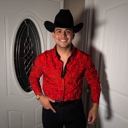 Italiano Shirt Red/Gold