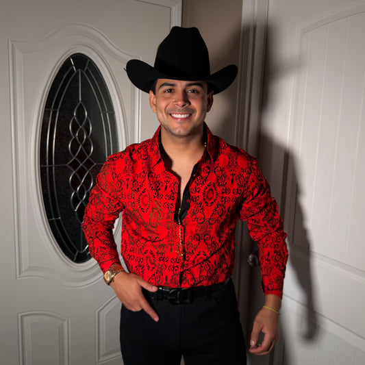 Italiano Shirt Red/Gold