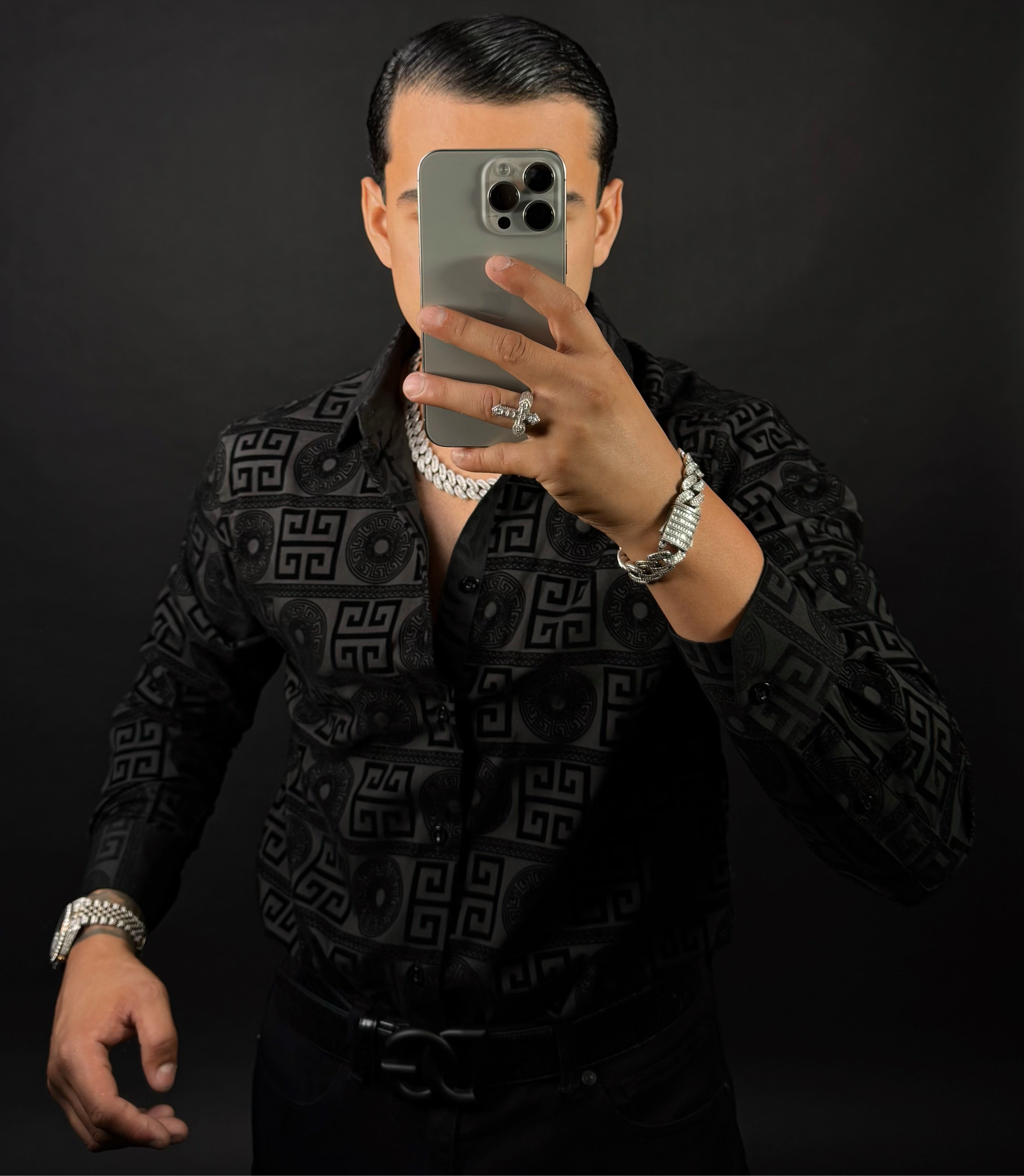 Maza Shirt Long Sleeve Black