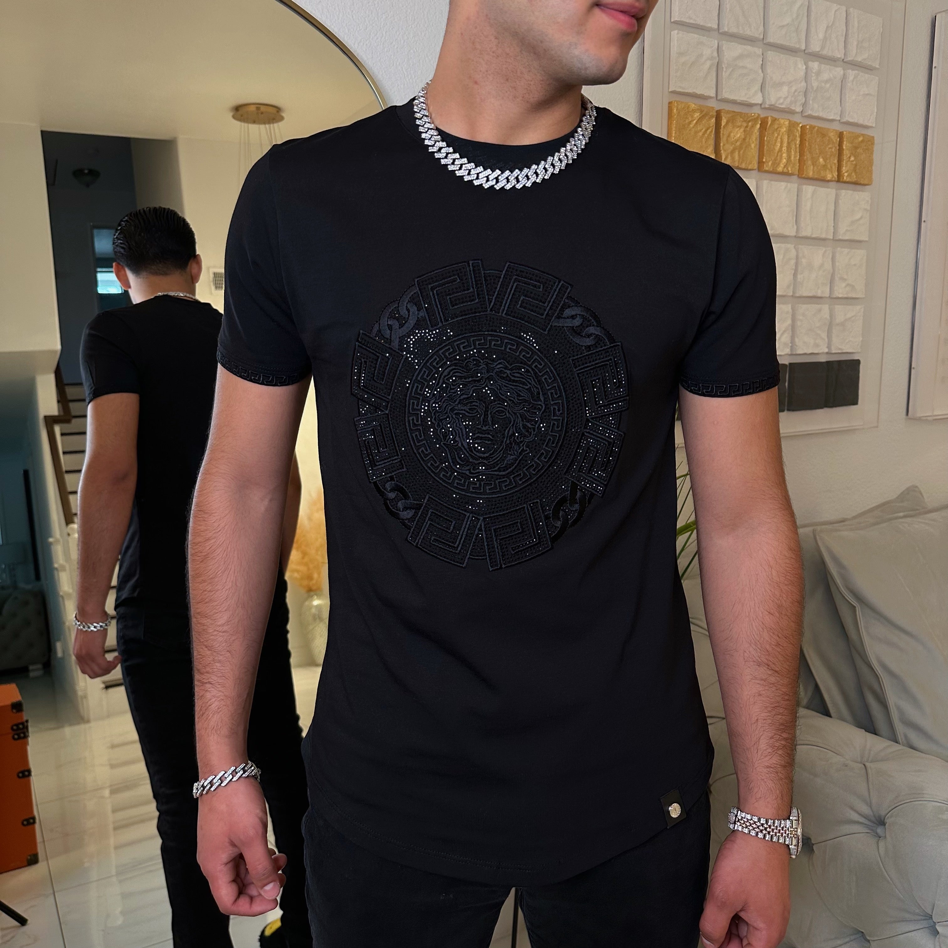 Rene rhinestone tee